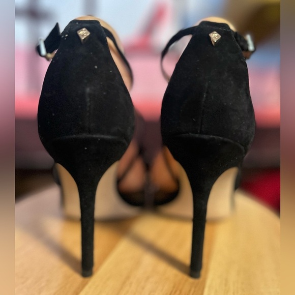 Sam Edelman Black Aisha Fringe Strappy Heeled Sandals Size 7.5 EUC!​​ - Picture 5 of 6